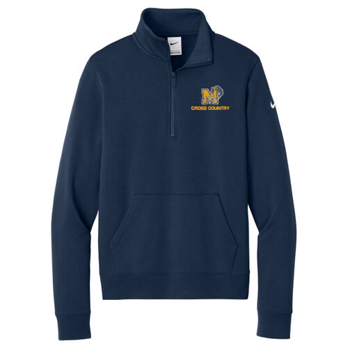 Nike Women's Club Fleece Sleeve Swoosh 1/2-Zip Thumbnail