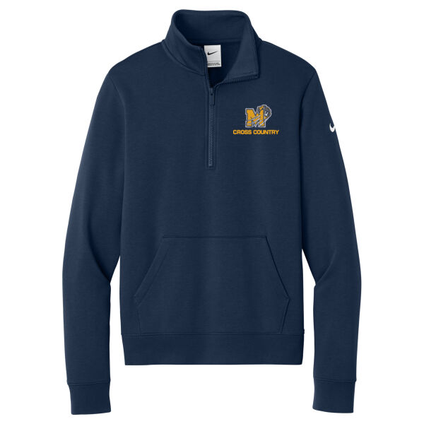 Nike Women's Club Fleece Sleeve Swoosh 1/2-Zip Thumbnail