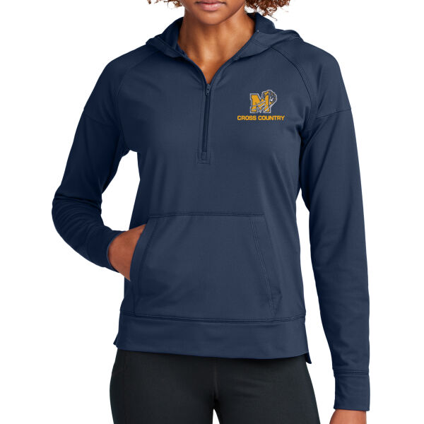 Women's Sport Wick® Stretch 1/2-Zip Hoodie Thumbnail