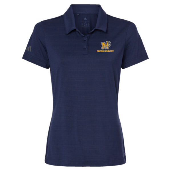 Adidas Women's Textured Stripe Polo Thumbnail